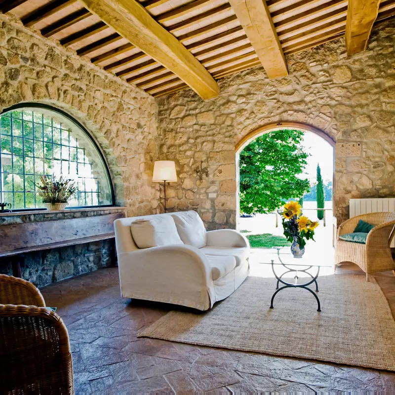 Pareti decorative in soggiorno